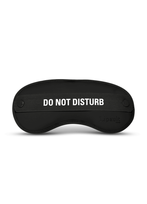Lipault Lipault Travel Accessories Eye mask  Czarny Lipault Lipault Travel Accessories Eye mask  Czarny