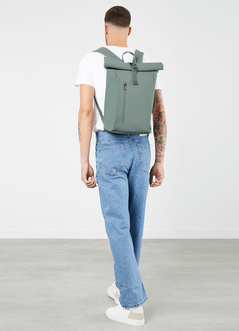 Lipault Lost In Berlin Rolltop Backpack 2.0  Yoga Green Lipault Lost In Berlin Rolltop Backpack 2.0  Yoga Green