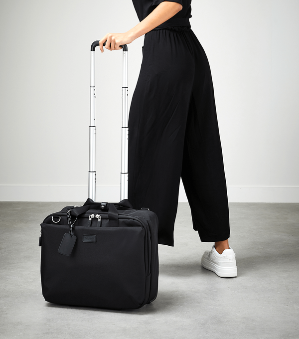 Lipault 4BIZ Rolling Laptop Bag Czarny Lipault 4BIZ Rolling Laptop Bag Czarny