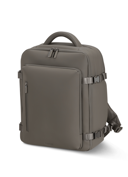 Lipault Lost In Berlin Travel Backpack 2.0  Ash Stone