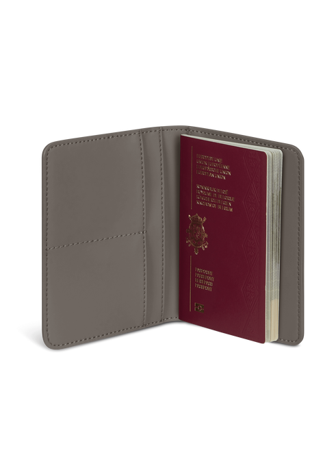 Lipault Lost In Berlin Passport cover  Ash Stone