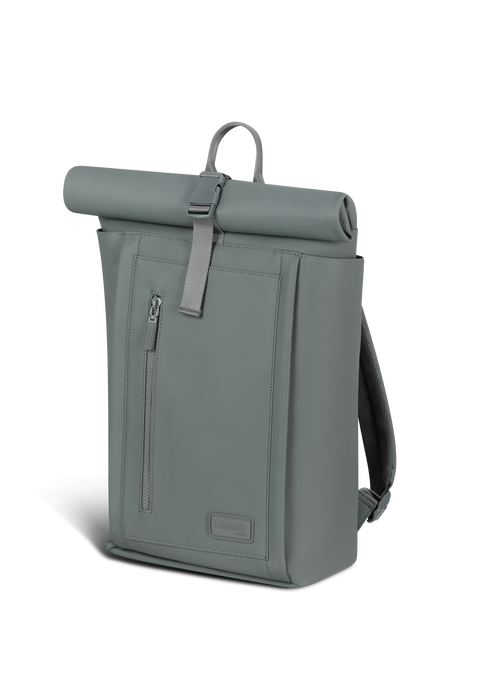 Lipault Lost In Berlin Rolltop Backpack  Cement Storm Lipault Lost In Berlin Rolltop Backpack  Cement Storm