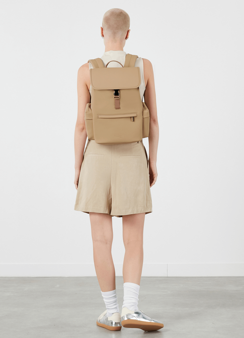 Lipault Lost In Berlin Mini Cargo Backpack  Sandstone Lipault Lost In Berlin Mini Cargo Backpack  Sandstone