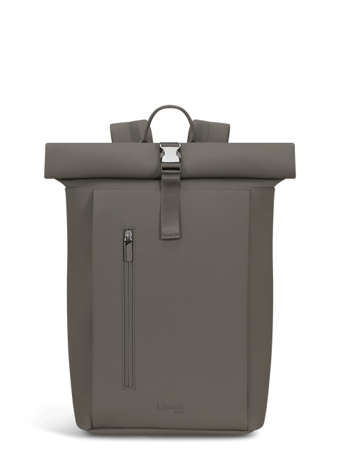 Lipault Lost In Berlin Rolltop Backpack 2.0  Ash Stone