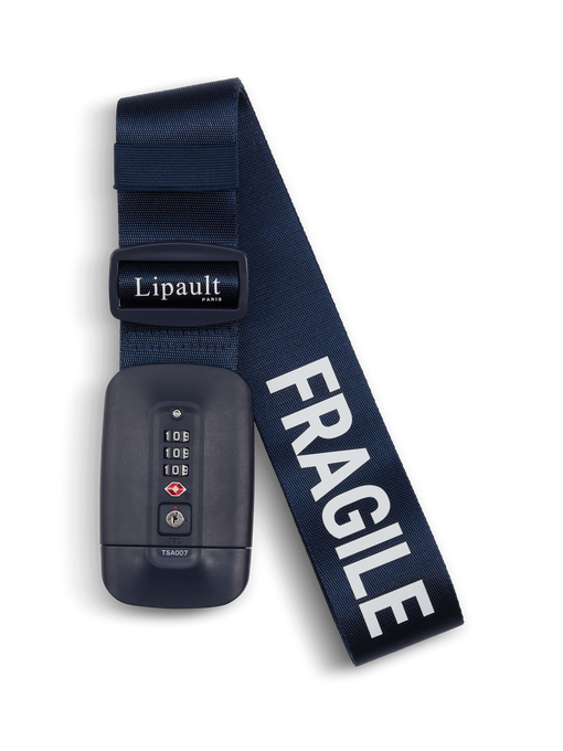 Lipault Lipault Travel Accessories Fragile Strap  Granatowy