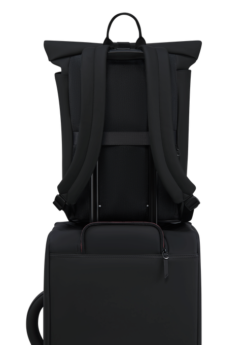 Lipault Lost In Berlin Rolltop Backpack 2.0  Czarny Lipault Lost In Berlin Rolltop Backpack 2.0  Czarny