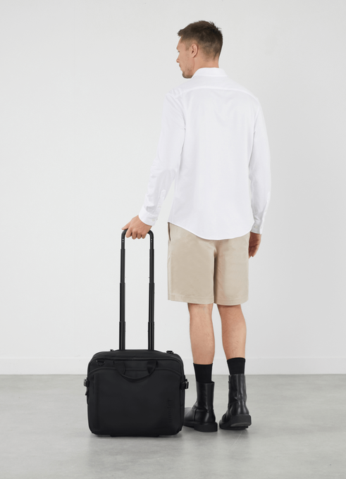 Lipault Lost In Berlin Rolling Tote  Czarny Lipault Lost In Berlin Rolling Tote  Czarny