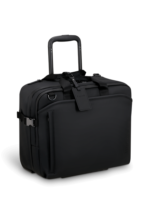 Lipault Lost In Berlin Rolling Tote  Czarny Lipault Lost In Berlin Rolling Tote  Czarny