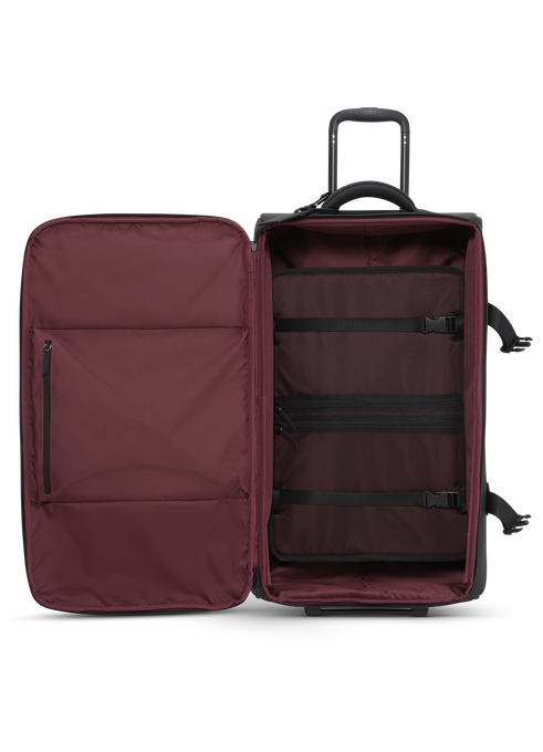 Lipault Lost In Berlin Exile Duffle with Wheels 72cm  Czarny Lipault Lost In Berlin Exile Duffle with Wheels 72cm  Czarny