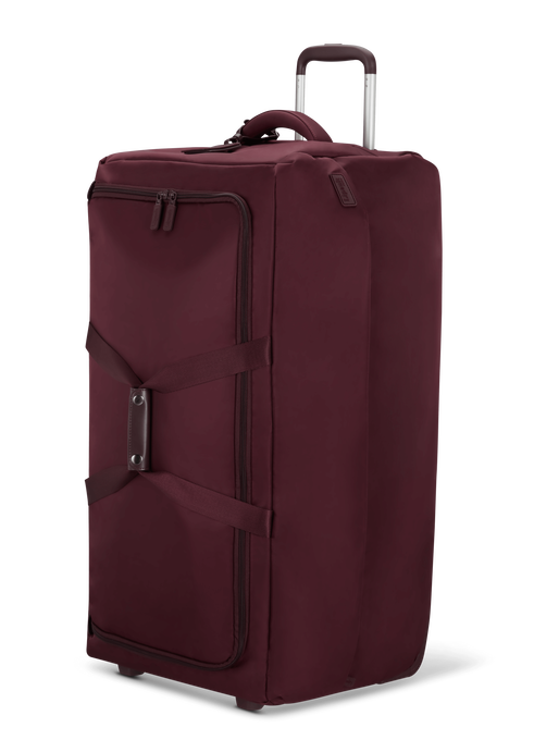 Lipault Foldable Plume Duffle with Wheels  Bordeaux