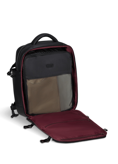 Lipault Lost In Berlin Travel Backpack  Czarny Lipault Lost In Berlin Travel Backpack  Czarny