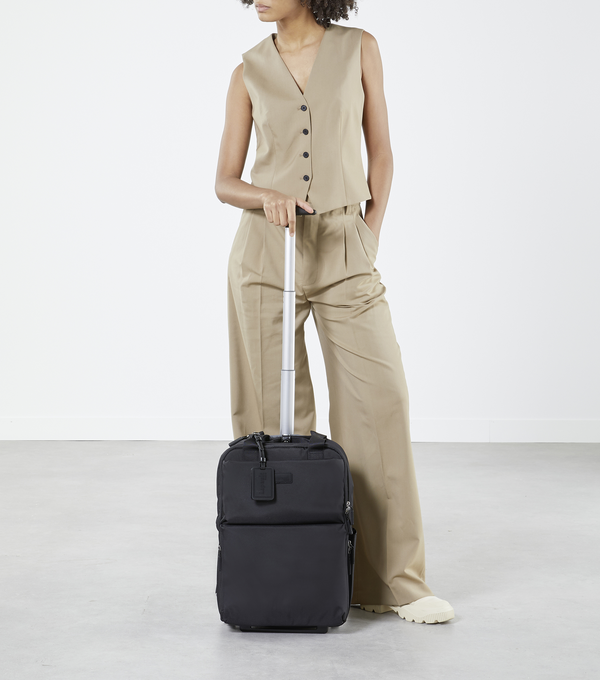 Lipault 4BIZ Laptop Backpack with Wheels Czarny Lipault 4BIZ Laptop Backpack with Wheels Czarny