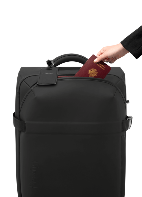 Lipault Lost In Berlin Exile Duffle with Wheels 72cm  Czarny Lipault Lost In Berlin Exile Duffle with Wheels 72cm  Czarny