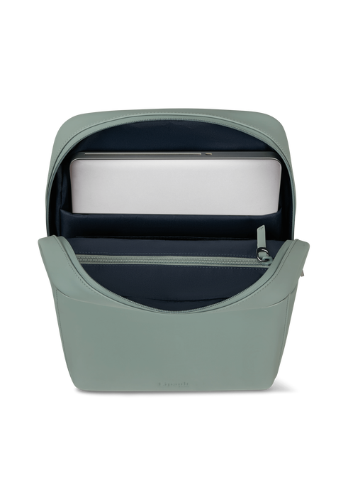 Lipault Lost In Berlin Square Backpack 2.0  Yoga Green