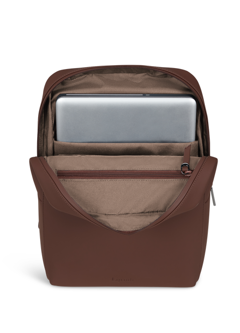 Lipault Lost In Berlin Square Backpack 2.0  Spiced Mocha