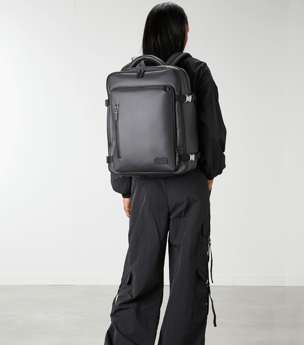 Lipault Lost In Berlin Travel Backpack  Czarny Lipault Lost In Berlin Travel Backpack  Czarny